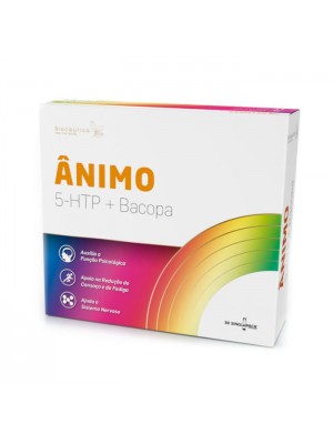 Animo 5 HTP + Bacopa - 30 Ampolas - Bioceutica